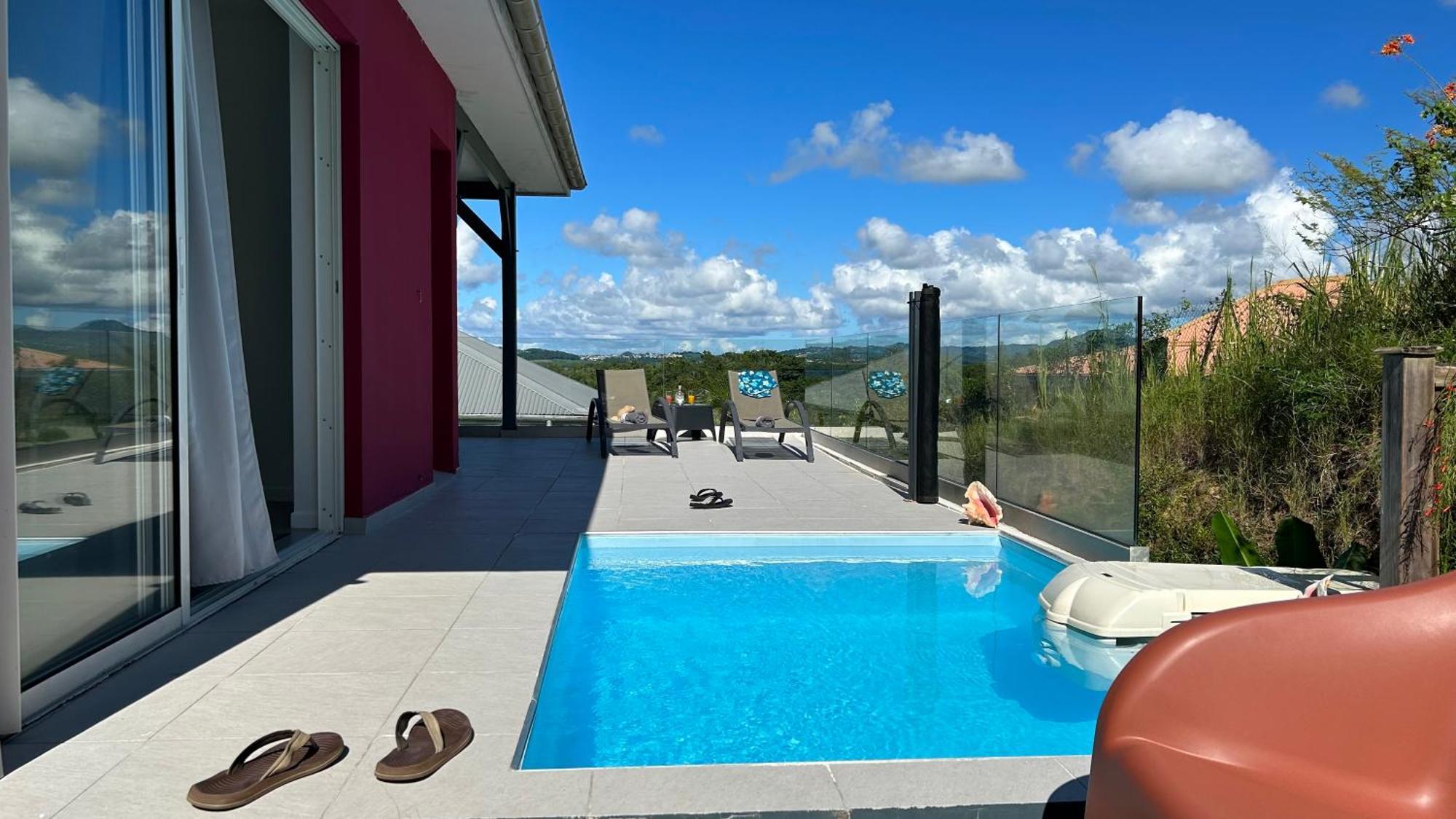 La Villa Jalna Grenadine Deux Chambres Et Piscine Privee Les Trois-Ilets Kültér fotó