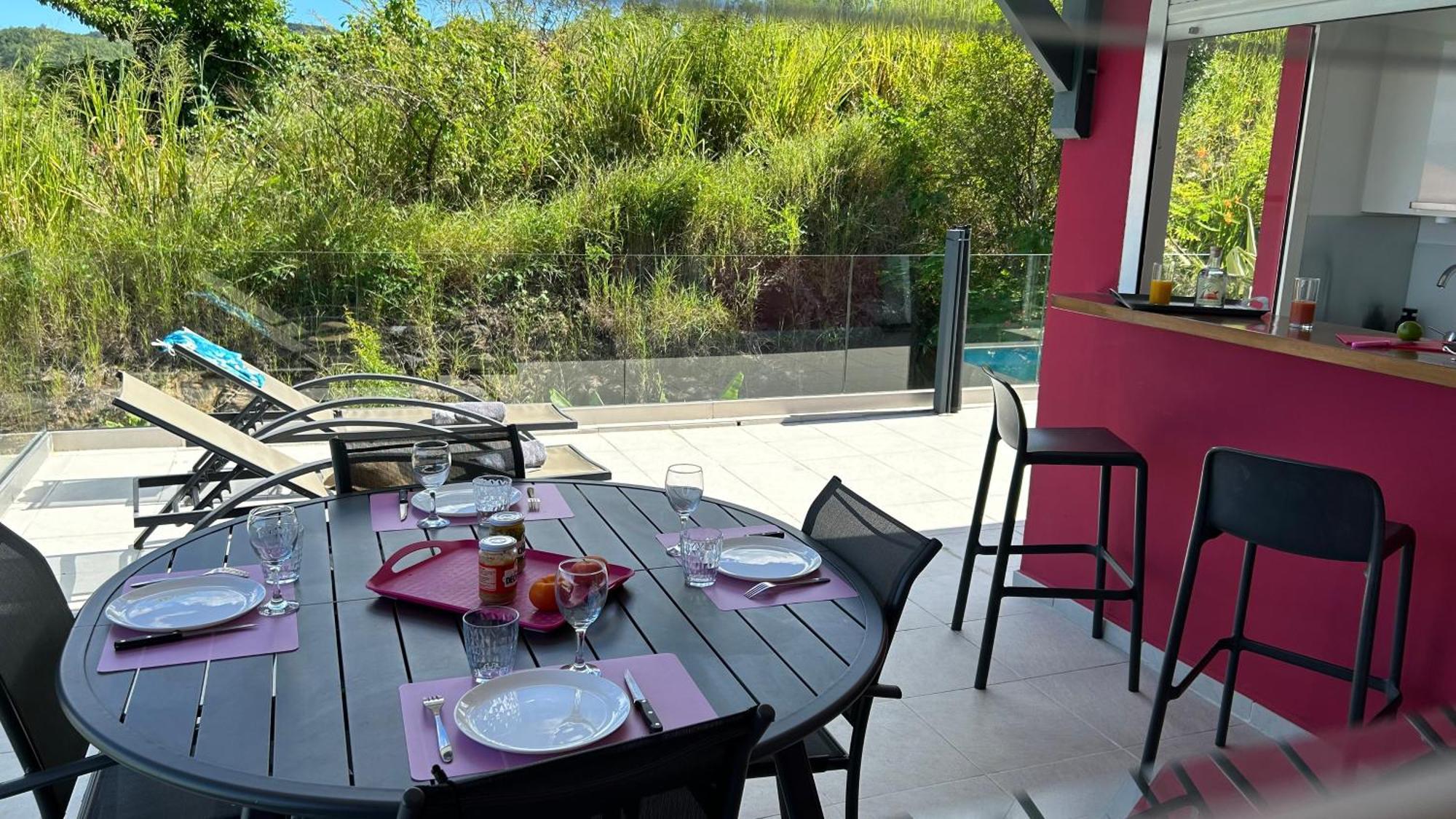 La Villa Jalna Grenadine Deux Chambres Et Piscine Privee Les Trois-Ilets Kültér fotó
